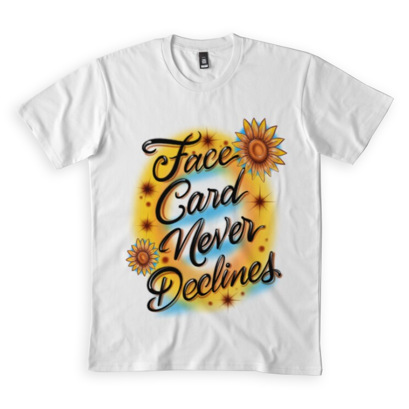 'FACE CARD UNLIMITED' TEE