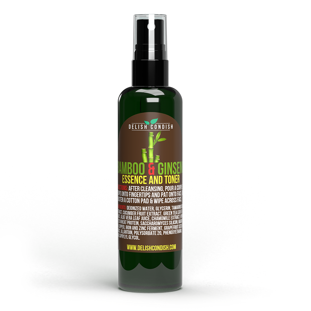 BAMBOO & GINSENG ESSENCE & TONER – Delish Condish